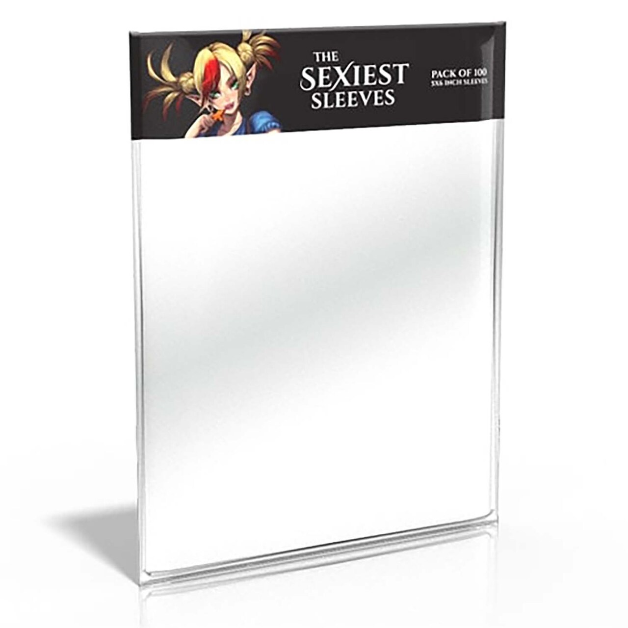 Middara: The Sexiest Sleeves 100 Pack - 5x6" Large Size, Clear Card Sleeves, Custom Act 1 Board Game Accessory, Thick Design Protection, RPG Add-On